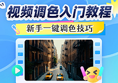 视频调色入门教程：新手一键调色技巧